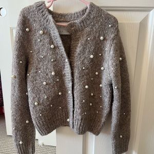 Zara Sweater with Pearls
